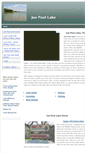 Mobile Screenshot of joe-pool-lake.org
